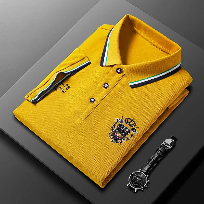 Mariusz - Breathable Short Sleeve Polo Shirt