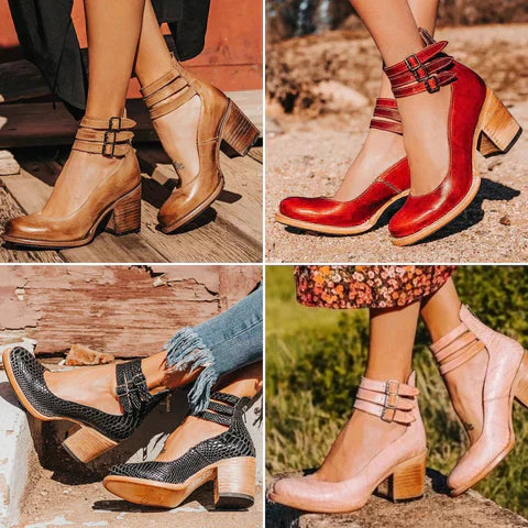 Steffie – Wooden High Heels