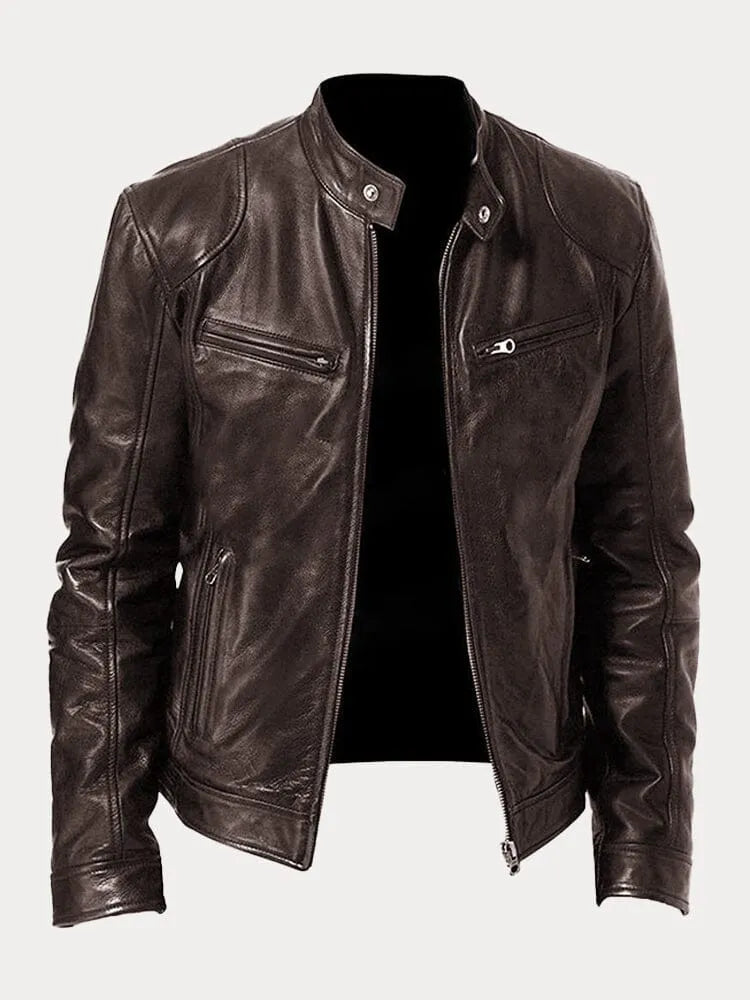 Chiron - Casual Leather Jacket
