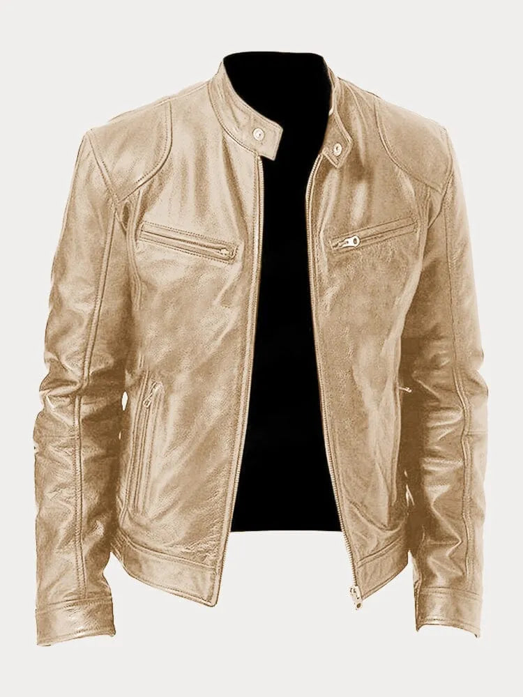 Chiron - Casual Leather Jacket