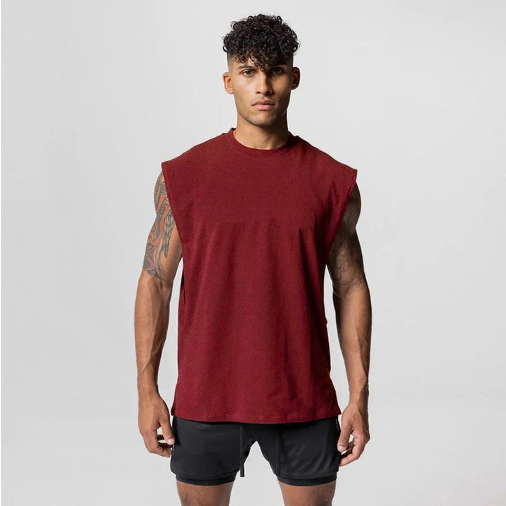 Julius - Round Neck Vest With Open Side