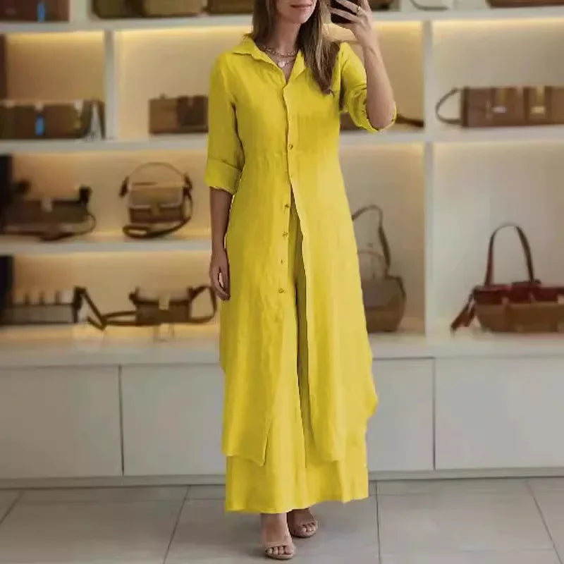 Annick - Linen Two Piece Set