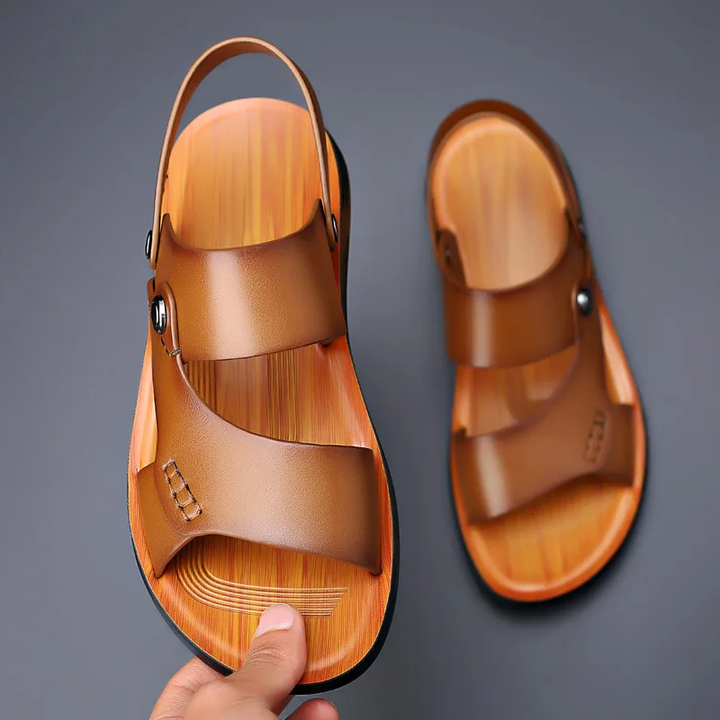 Bryon - Avenwood Leather Sandals