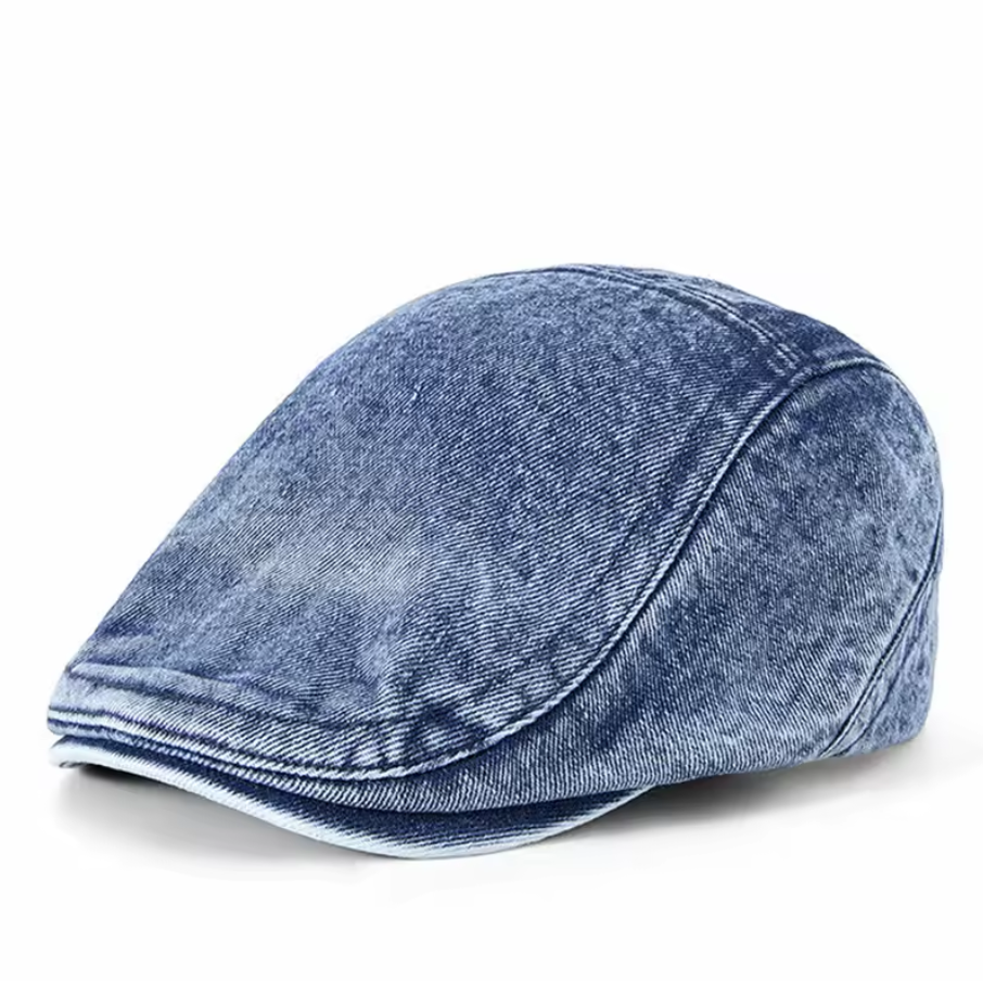 Scott - Stylish Denim Beret