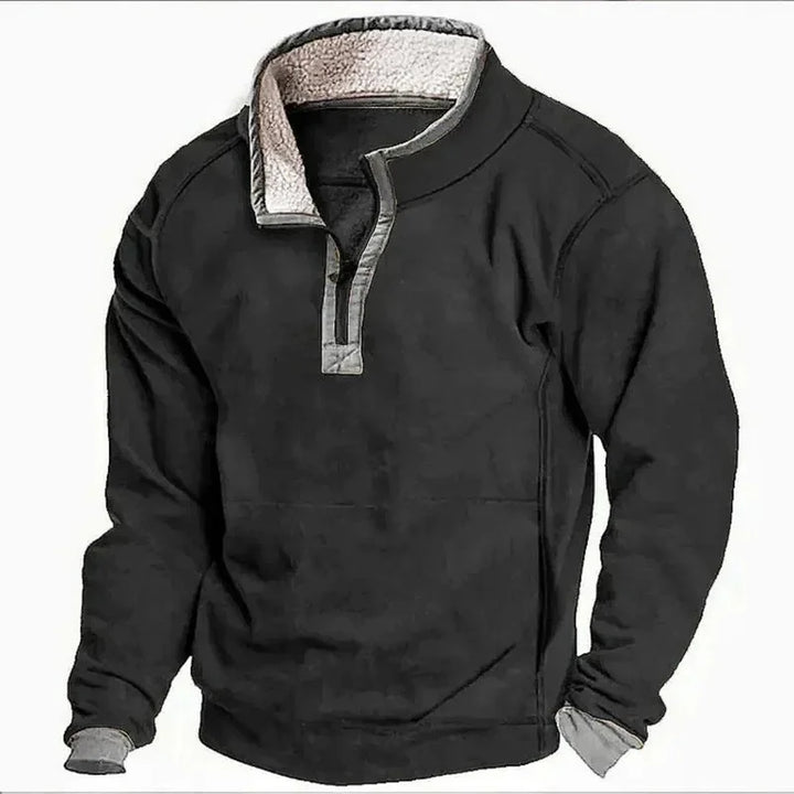 Farley - Fleece Lined Sweater With Zipper