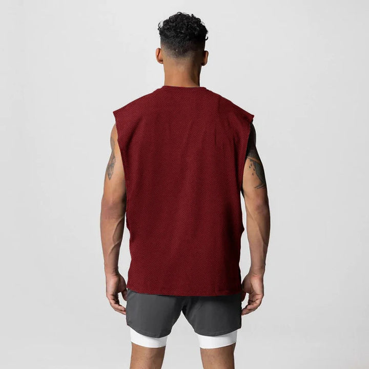 Julius - Round Neck Vest With Open Side