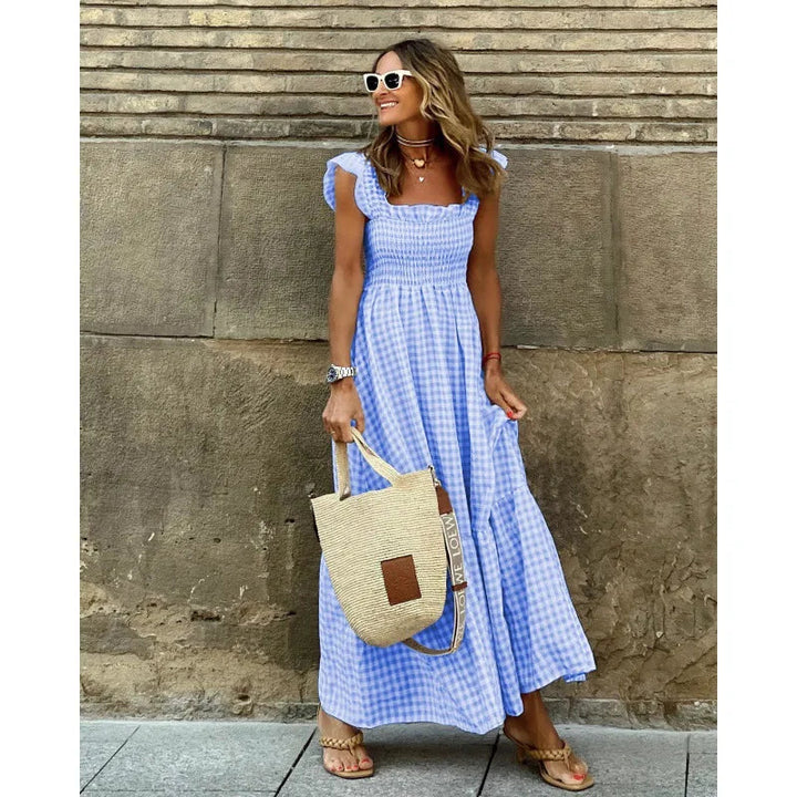 Jayne - Sleeveless Square Neck Maxi Dress
