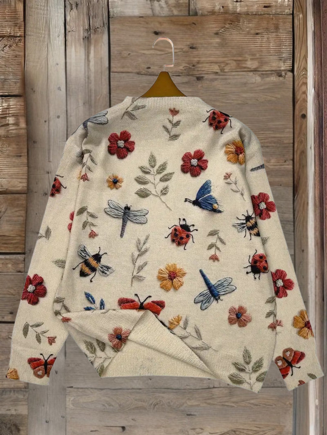 Dorenda - Casual Long Sleeve Knitted Sweater