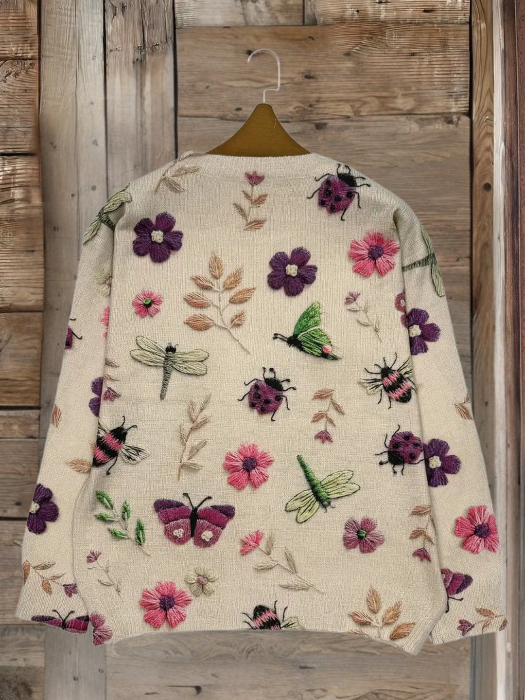 Dorenda - Casual Long Sleeve Knitted Sweater