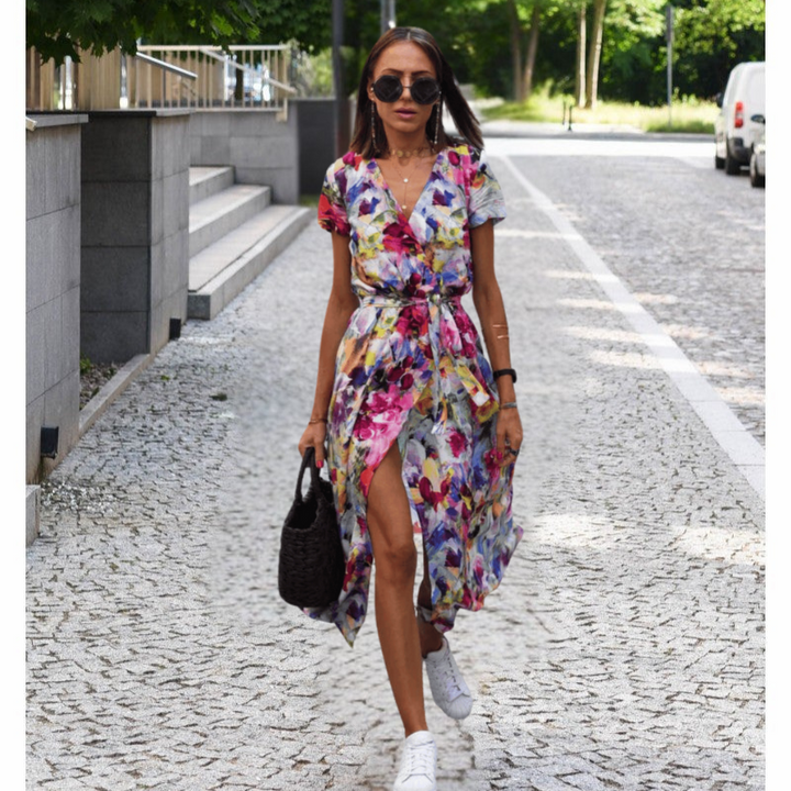 Theresita - Elegant Wrap Dress