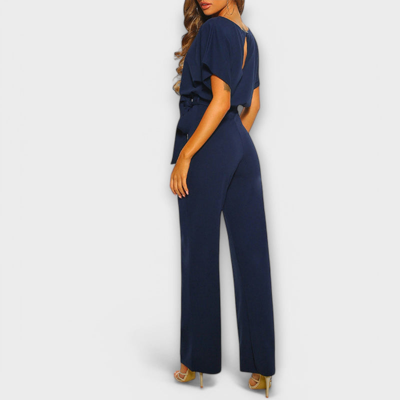 Salihe - Elegant Short Sleeve Jumpsuit