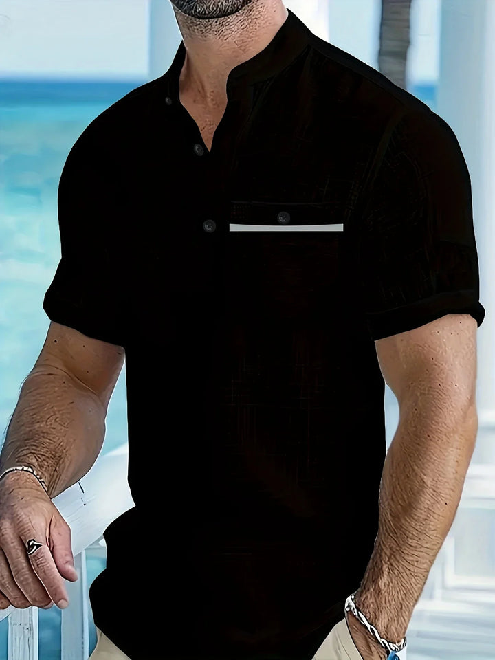 Putin - Breathable Short Sleeve Shirt With Pocket