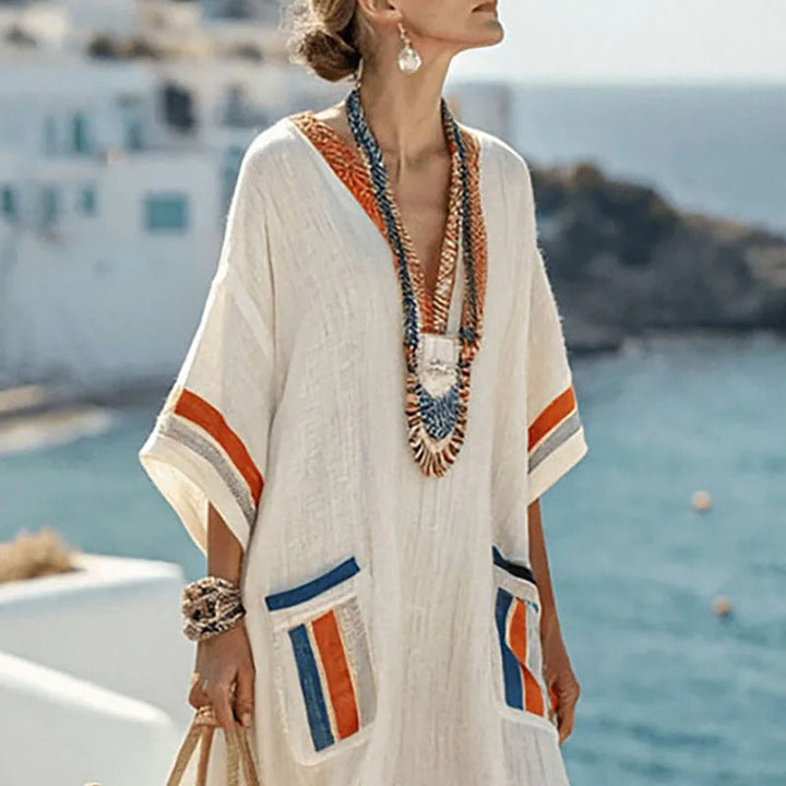 Xenia - Elegant Long Dress With Pockets