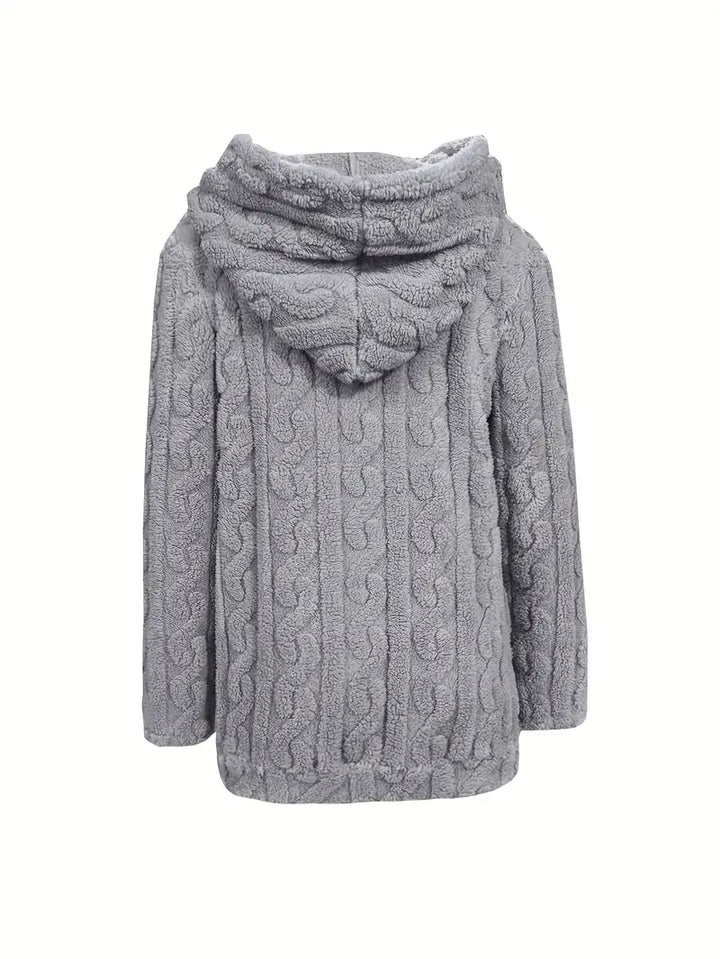 Ganka - Long Sleeve Zip-Up Hoodie