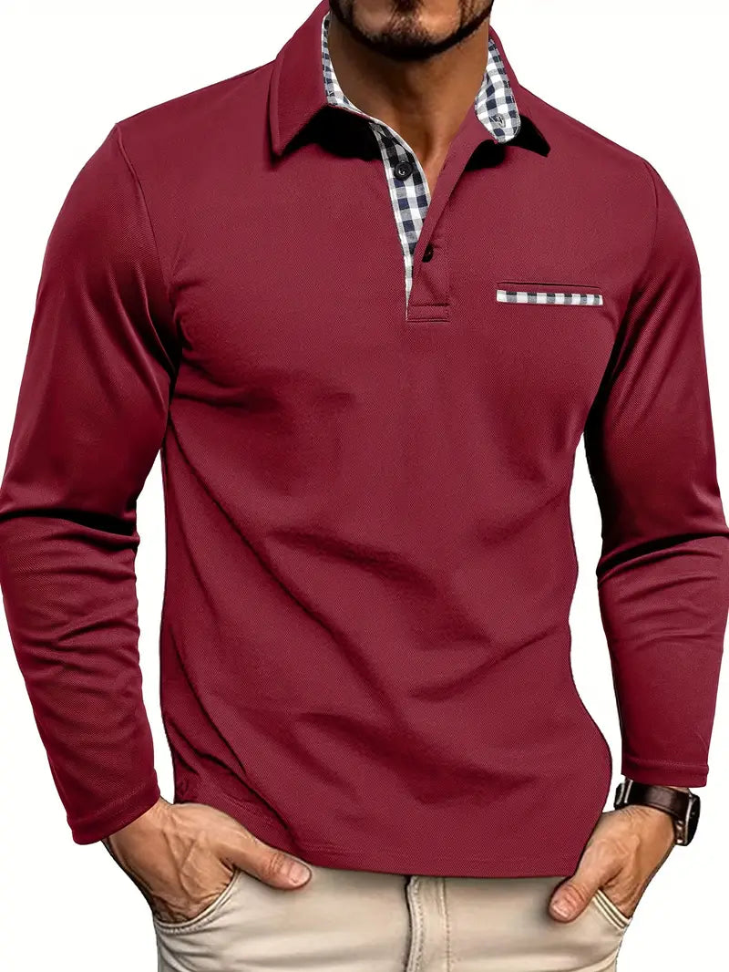 Reynaldo - Long Sleeve Polo Shirt