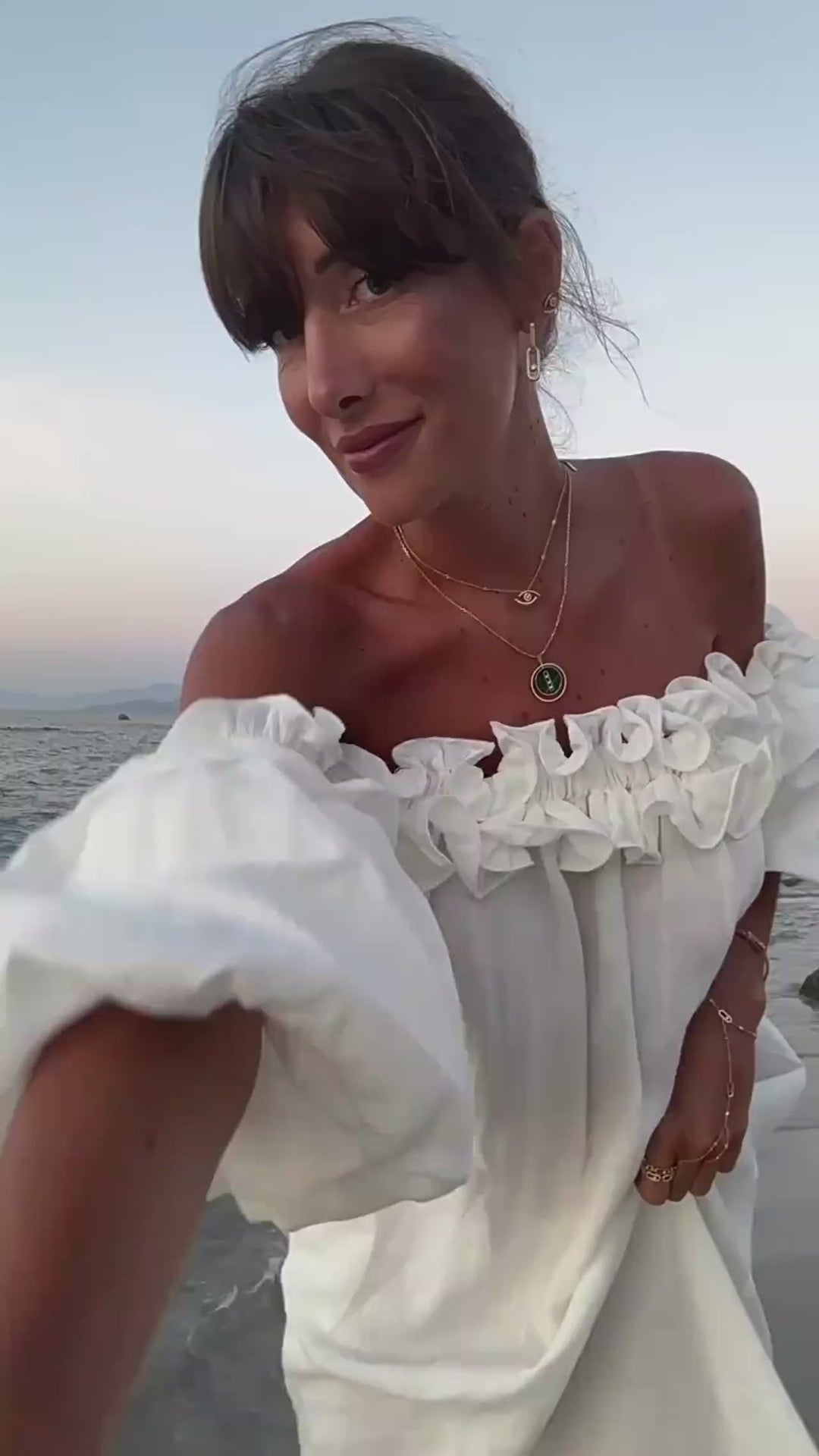 Francisca - Elegant Off Shoulder Summer Dress