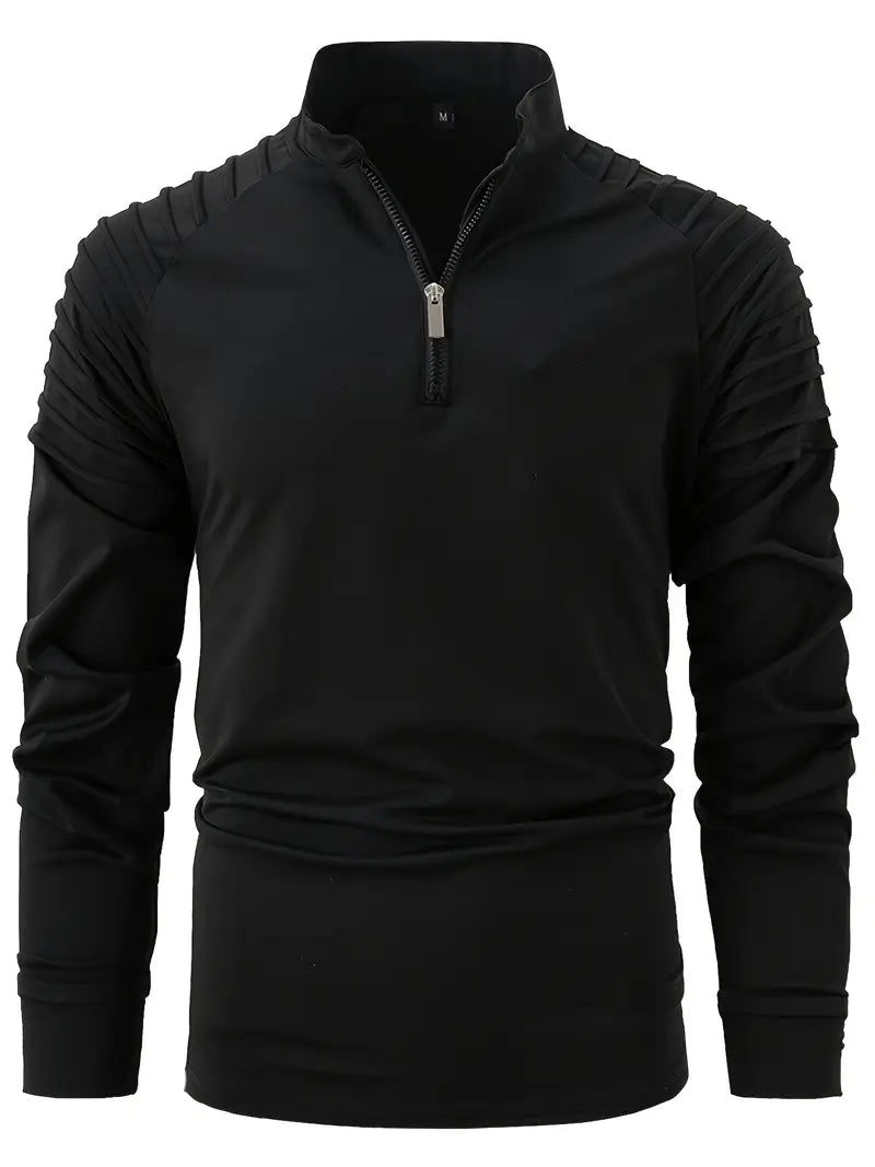 Linwood  - Long Sleeve Polo Shirt With Zipper
