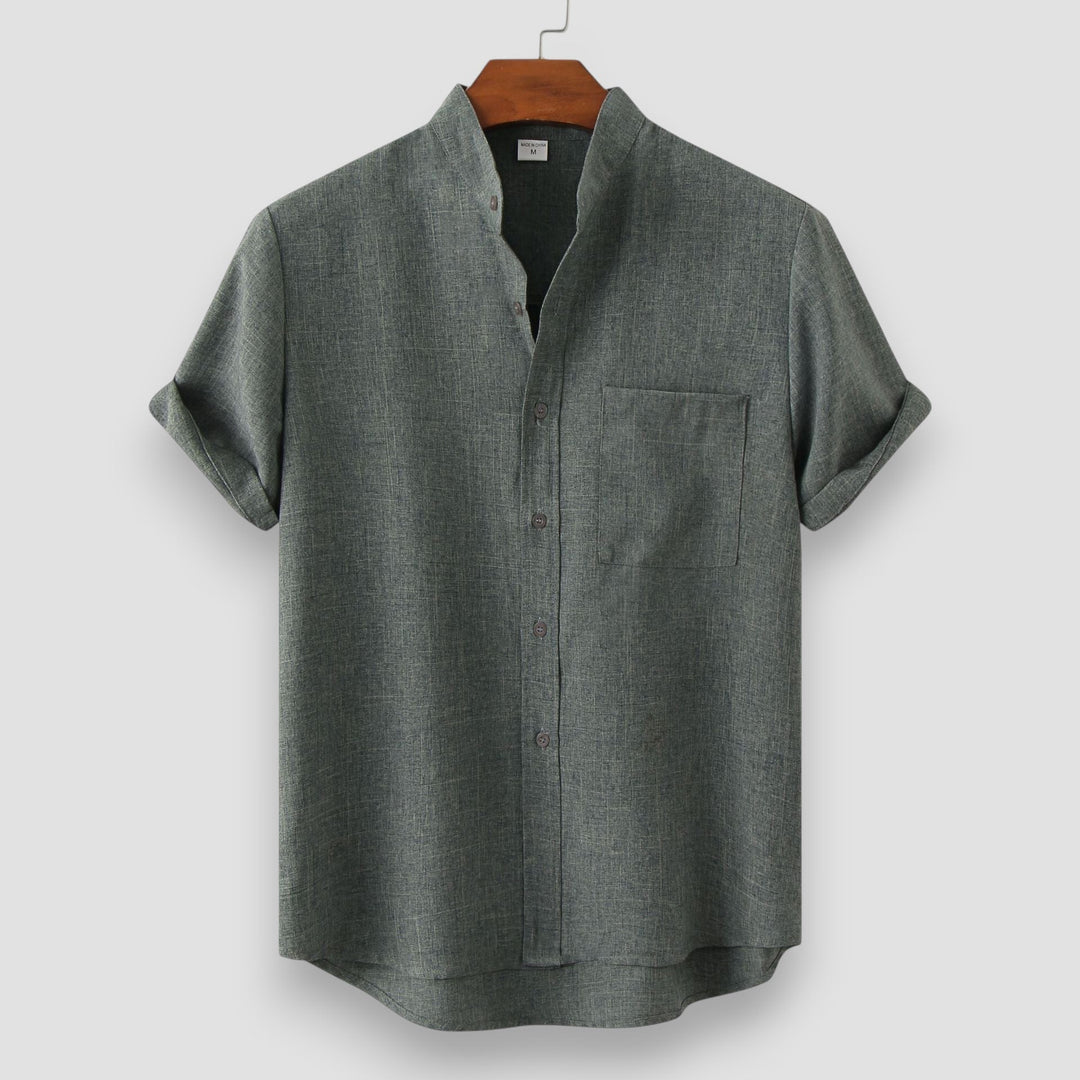 Gerardo - Short Sleeve Linen Shirt