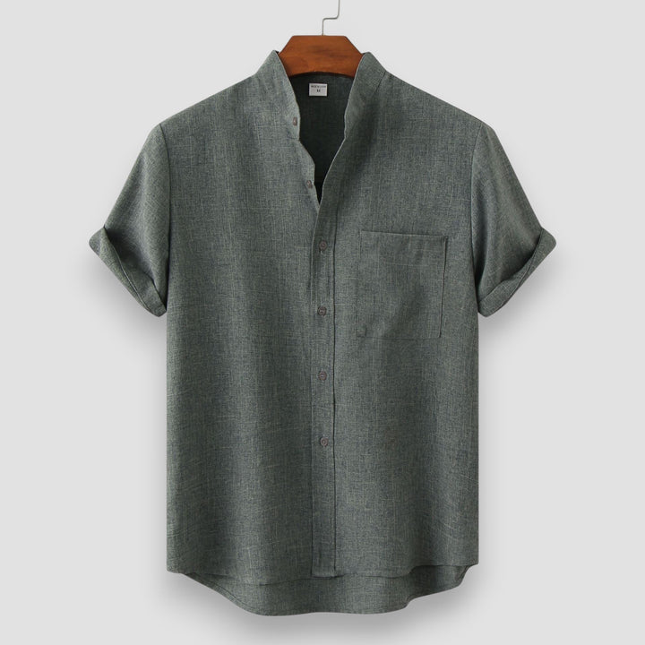Gerardo - Short Sleeve Linen Shirt