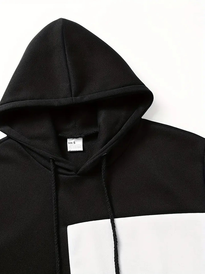 Tigran - Stylish Patchwork Hoodie