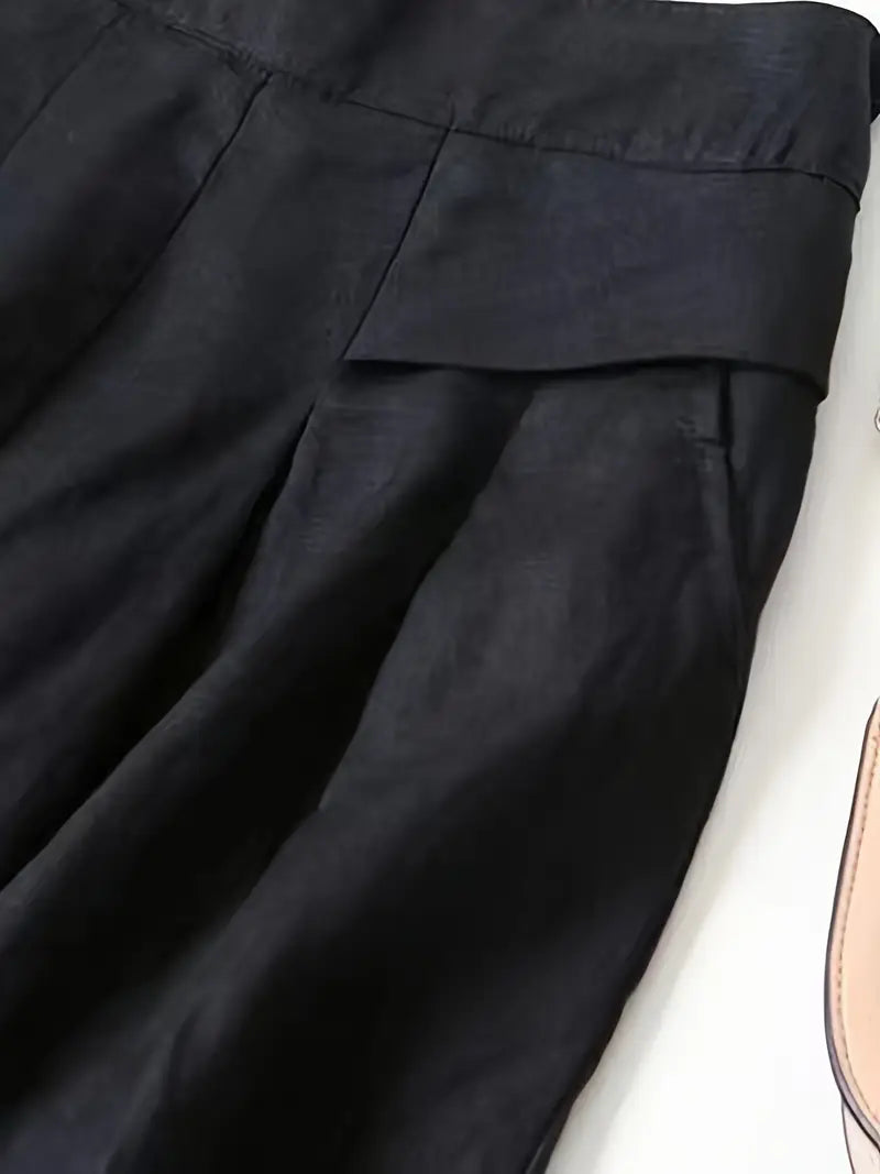 Anina - Linen Wide Leg Pant