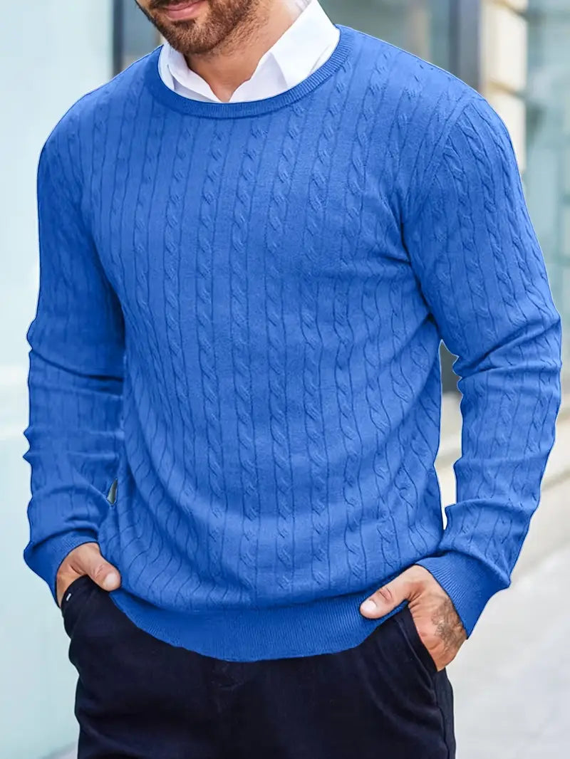 Jonty - Knitted Long Sleeve Turtleneck Sweater