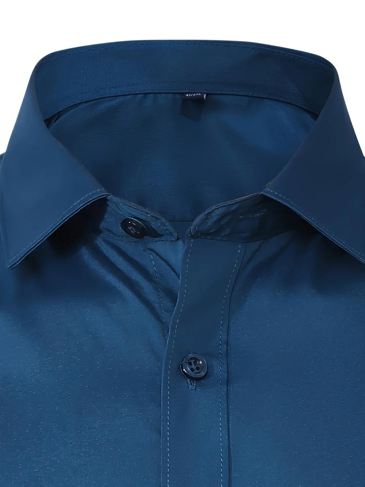 Byron - Elegant Long Sleeve Shirt With Button