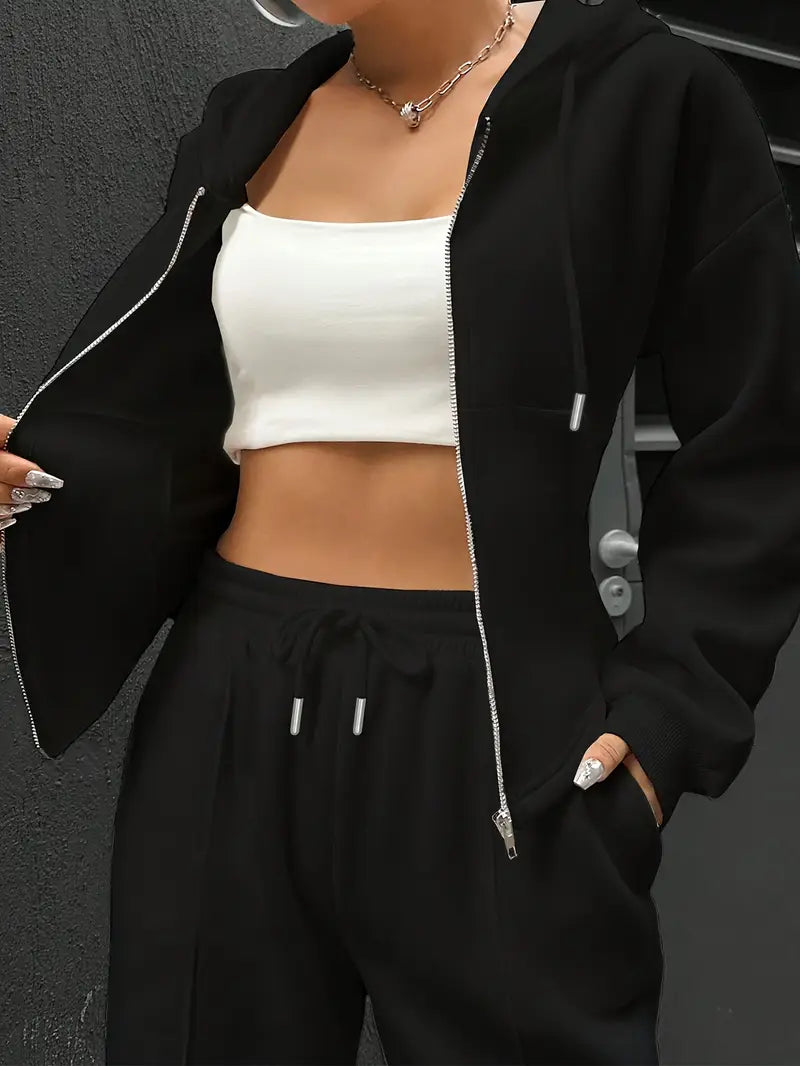 Nanci - Casual Long Sleeve Two Piece Set