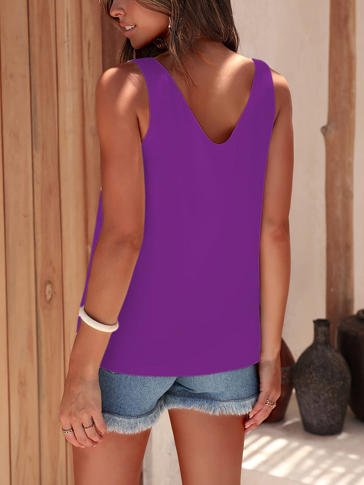 Ulyana - Stylish V Neck Blouse