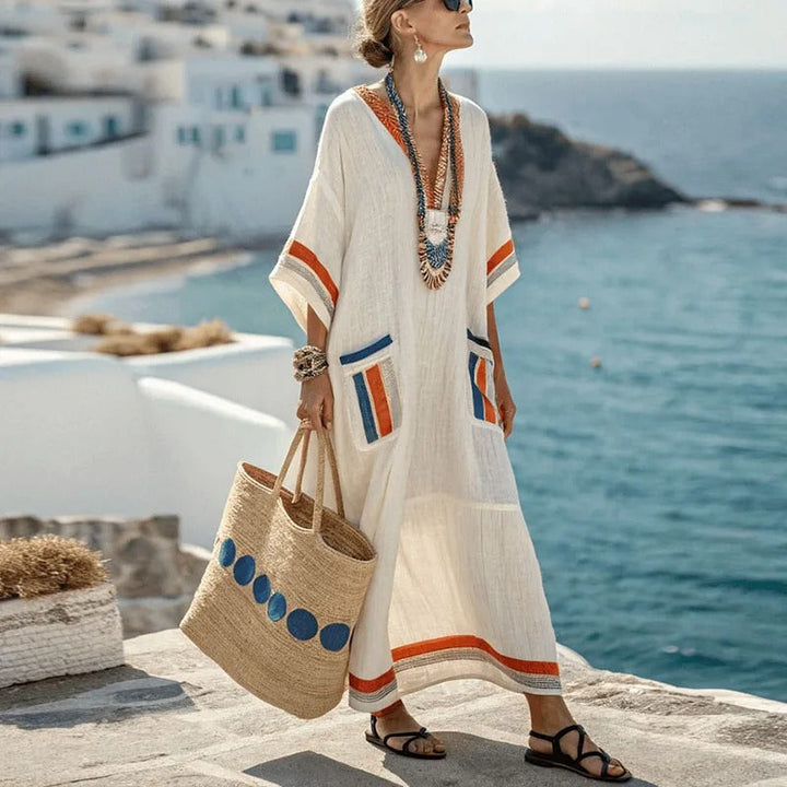 Xenia - Elegant Long Dress With Pockets