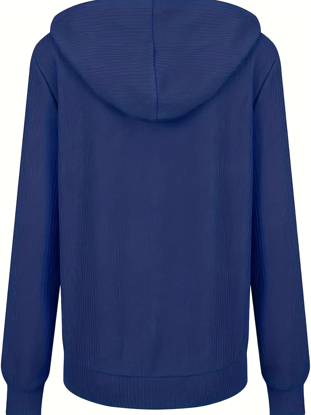 Moira - Long Sleeve Zip Up Drawstring Hoodies