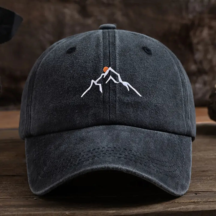 Ermil - Embroidered Mountain Peak Baseball Cap
