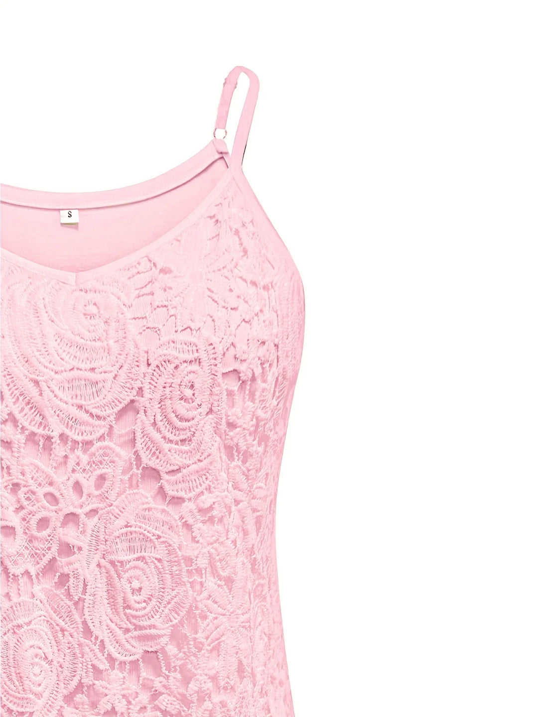 Juna - Elegant Sleeveless Lace Top With V Neck