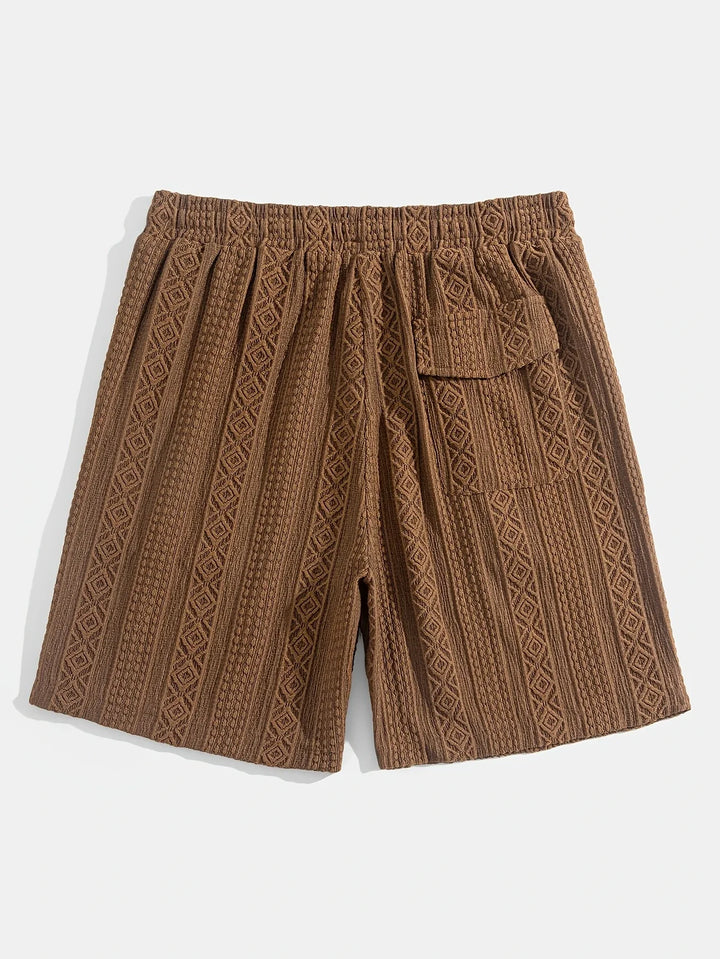 Andrew - Adjustable Drawstring Waist Shorts