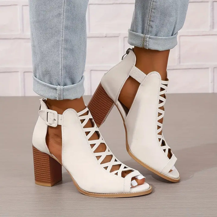 Ruzilya - Elegant Chunky Heel Sandals