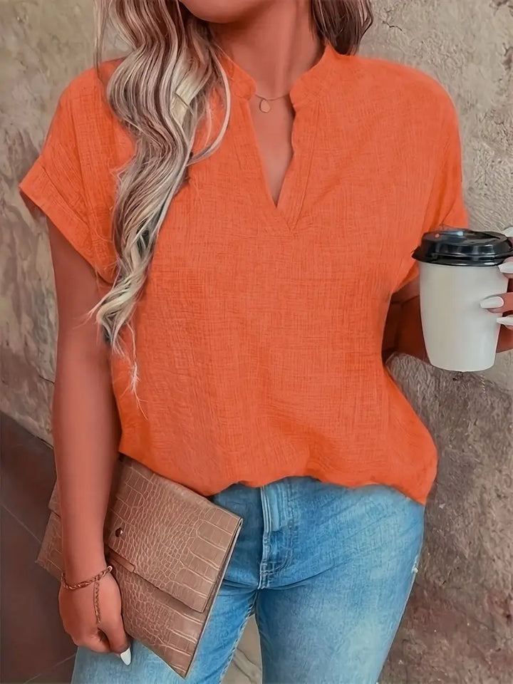Rosabelle - Casual V Neck Blouse