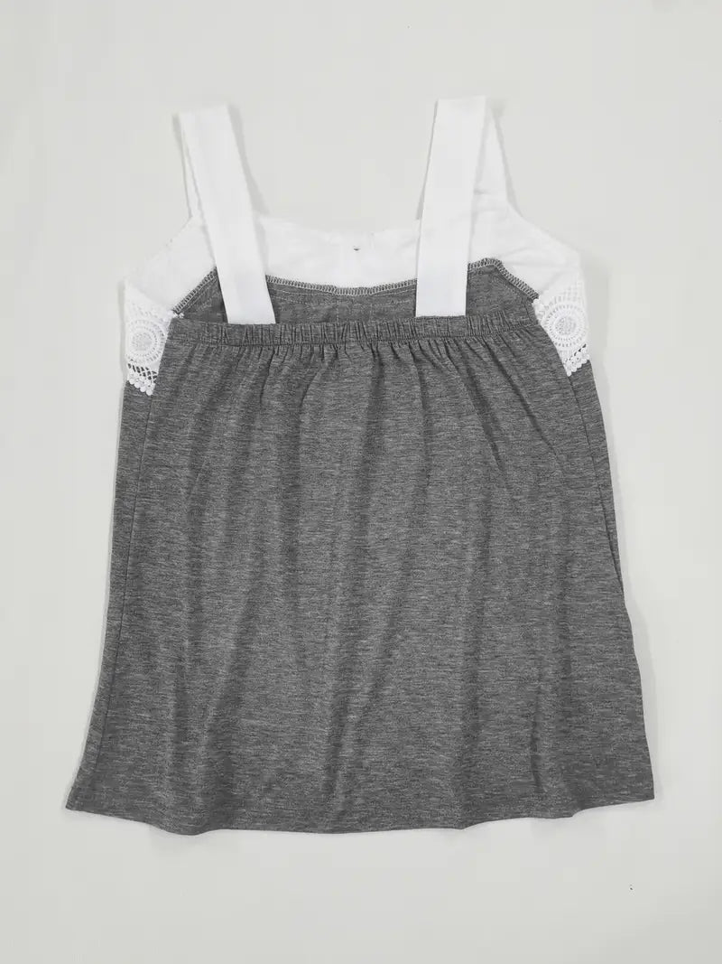 Malinda - Sleeveless Top With Button