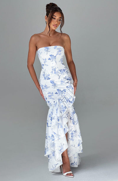 Vasileia - Off Shoulder Maxi Dress