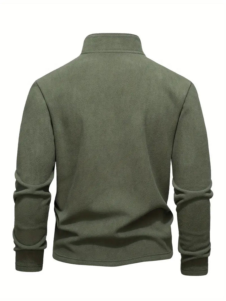 Lamar - Long Sleeve Sweatshirt With Half Zipper