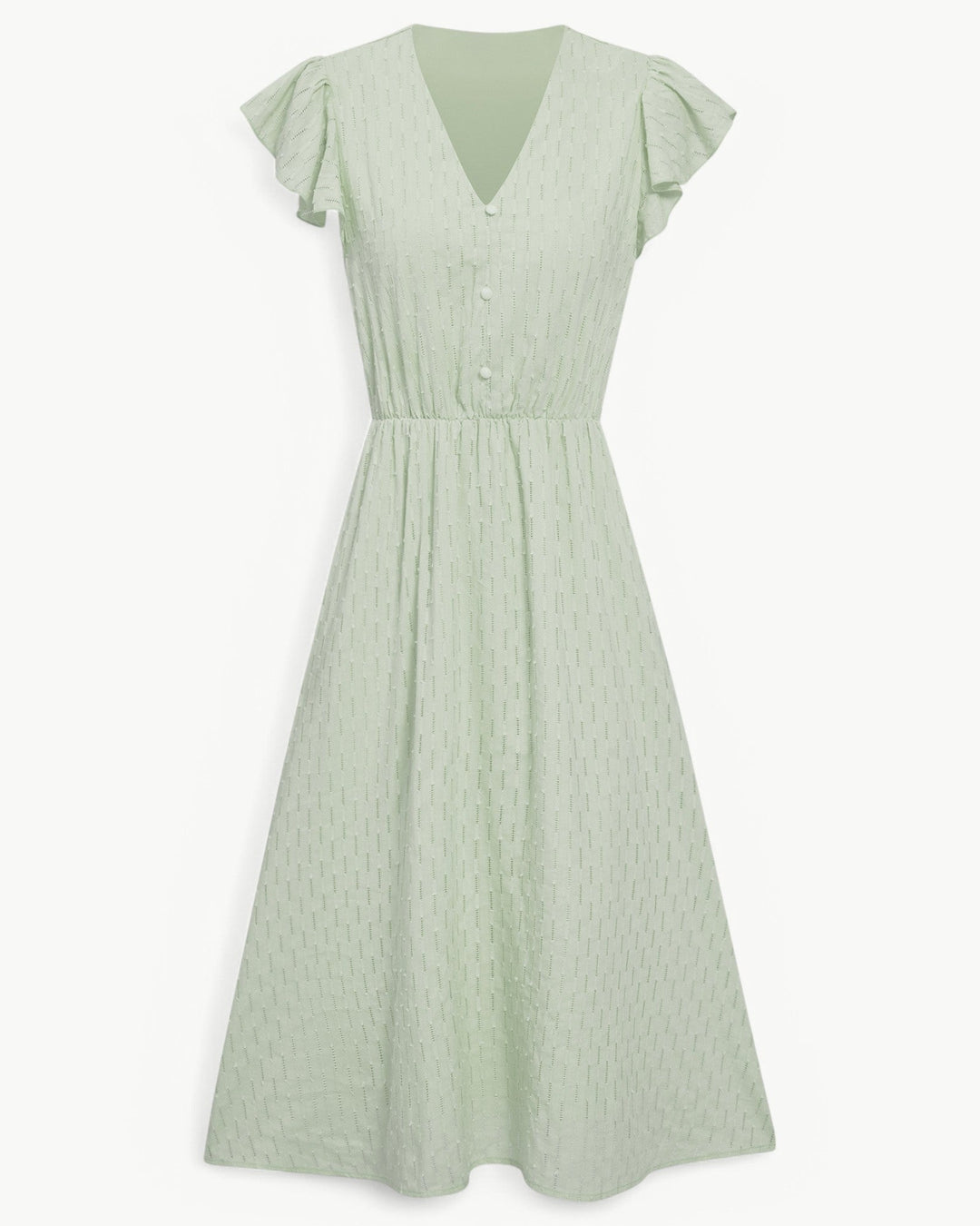 Julieta - Midi Dress With Ruffle Sleeve