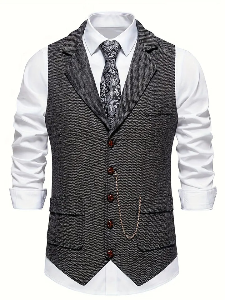 Ferry - Single Breasted Lapel Vest