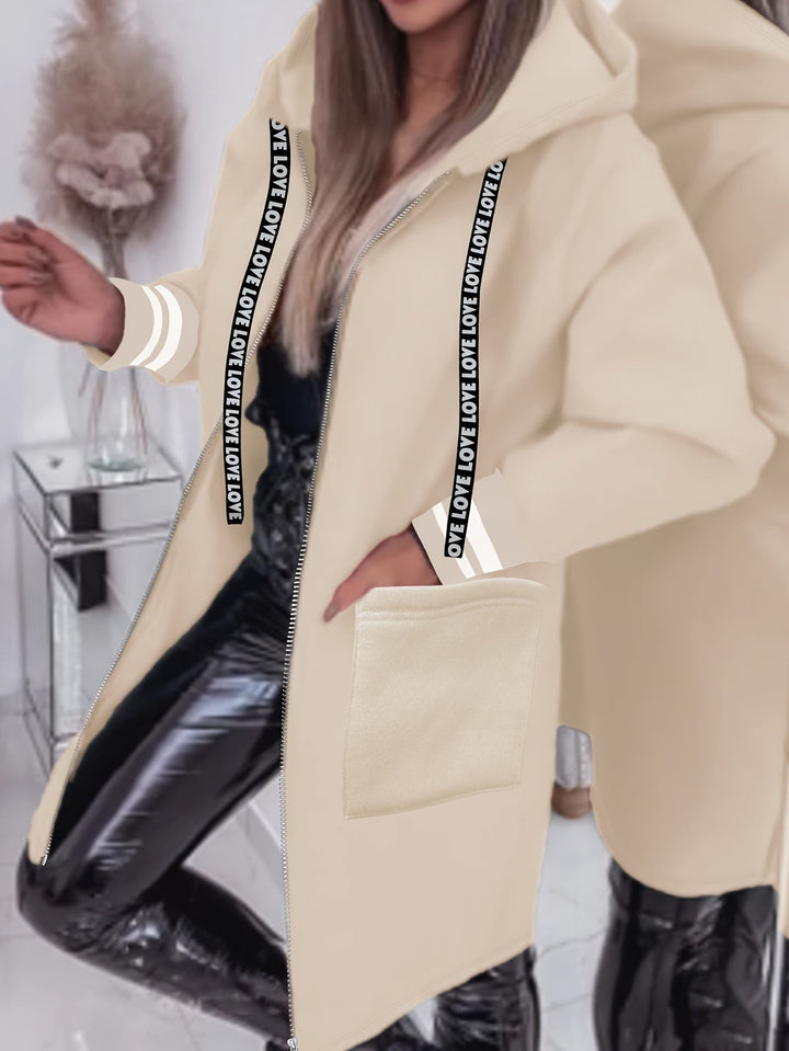 Nicola - Long Sleeve Jacket With Side Pockets