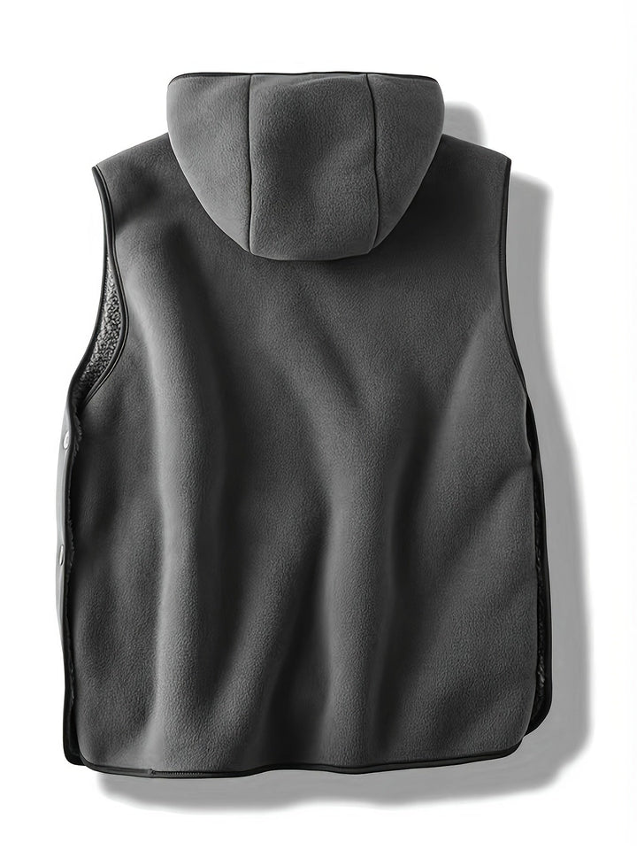 Niles - Polyester Sleeveless Hoodie for Winter