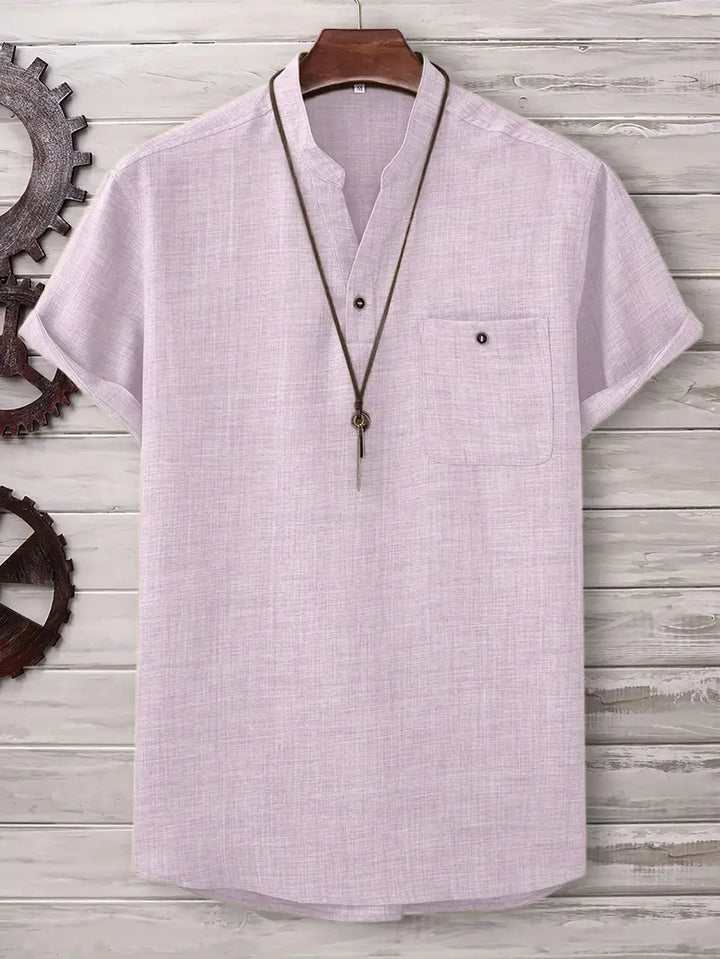 Kieth - Short Sleeve Shirt With Front Pocket
