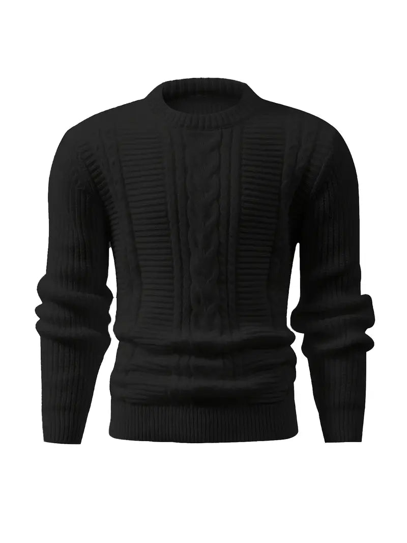 Jilson - Round Neck And Long Sleeve Textured Sweater
