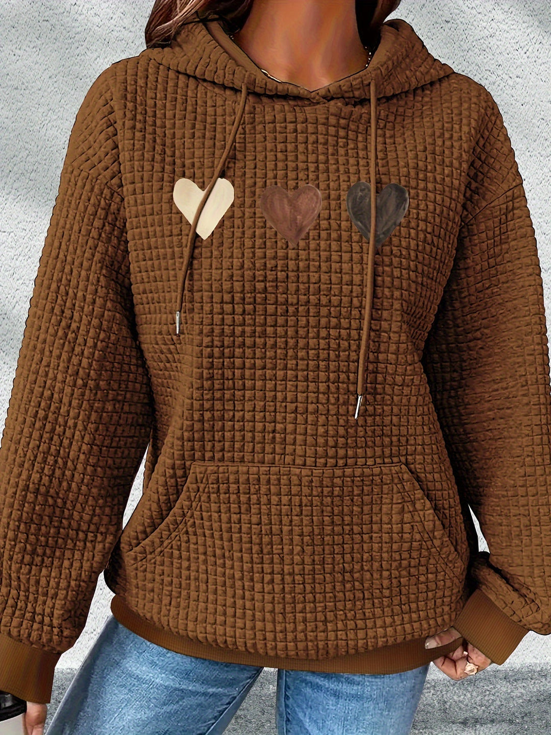 Urmela - Casual Polyester Hoodie With Pockets