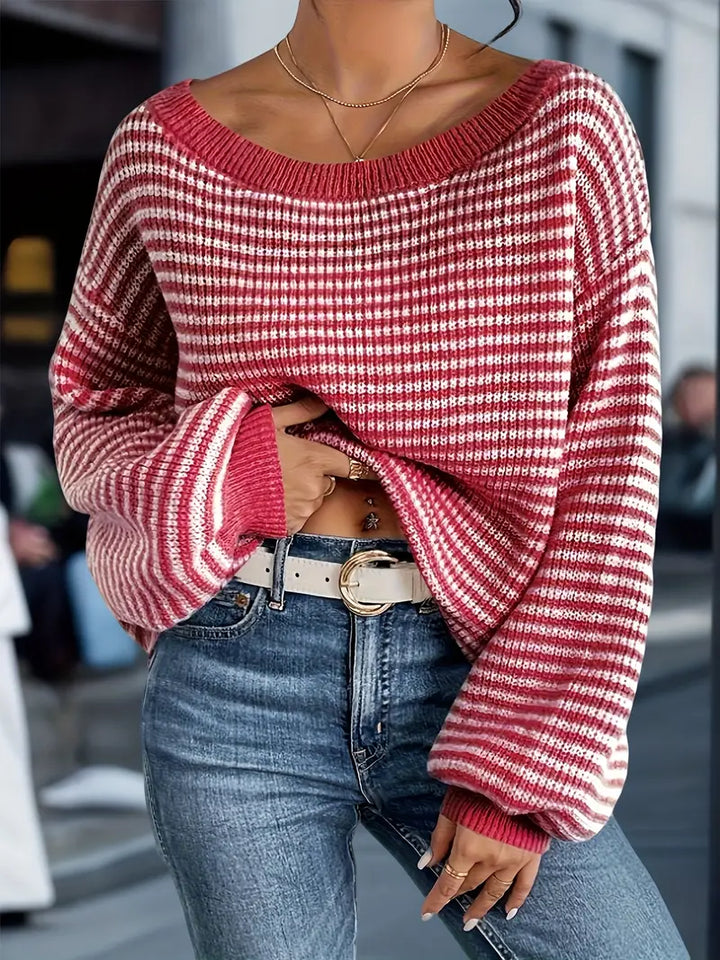 Nilufer - Casual Knitted Sweater For Winter