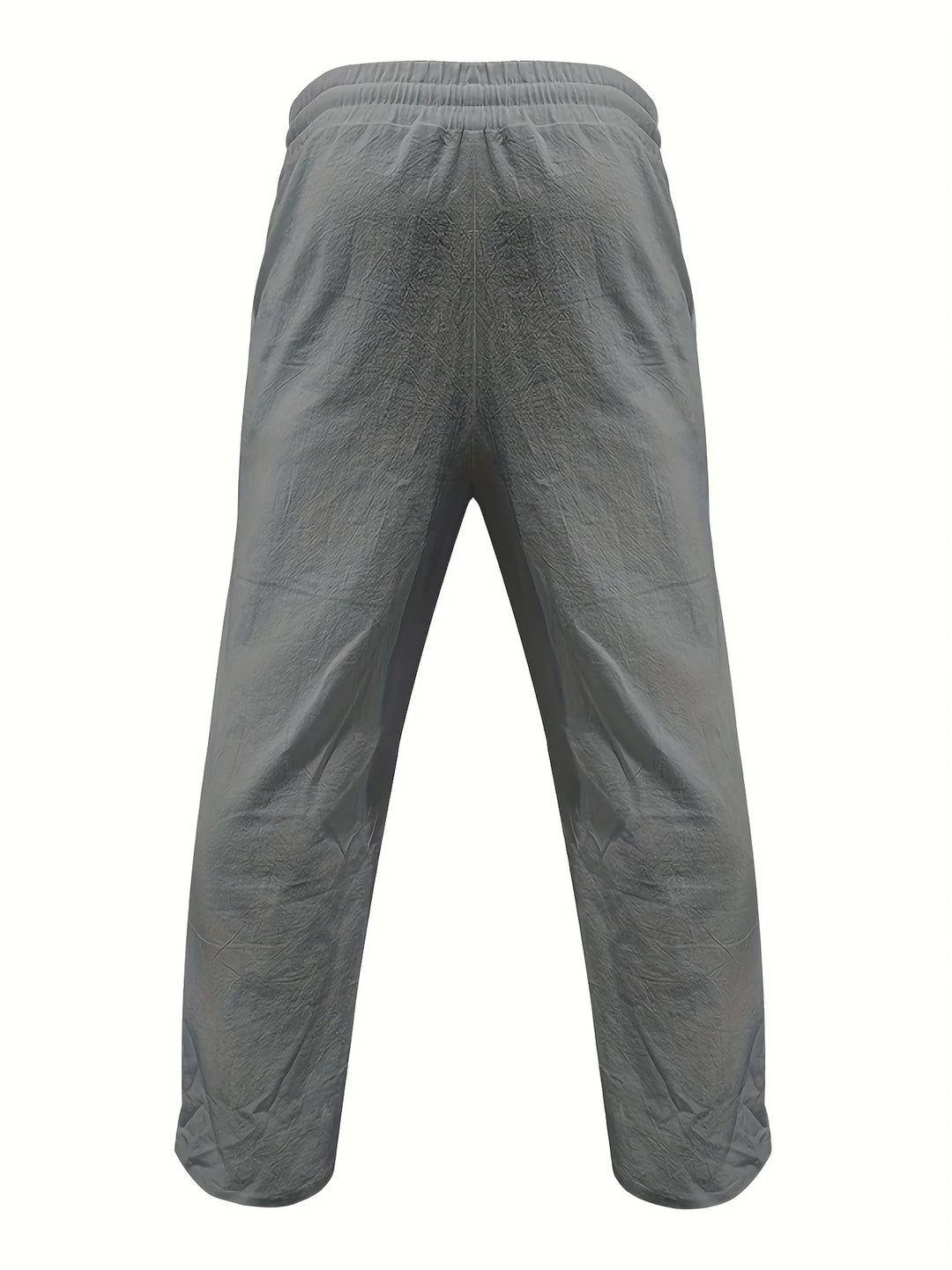 Beslan - Elegant Straight Leg Pants With Golden Buttons