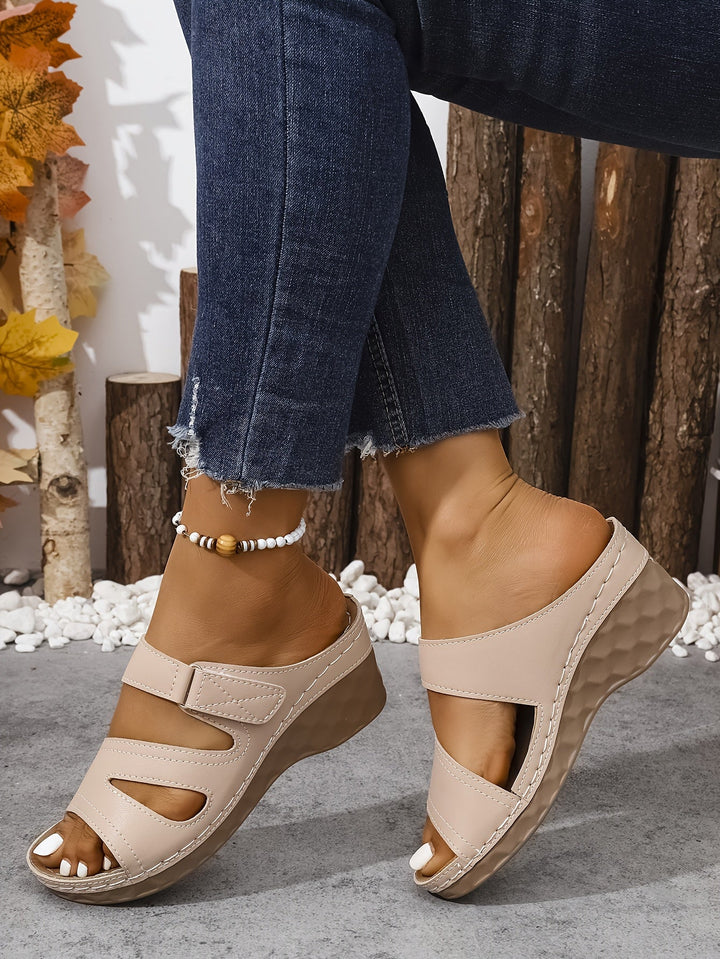 Rowella - Stylish Wedge Sandal With Strap