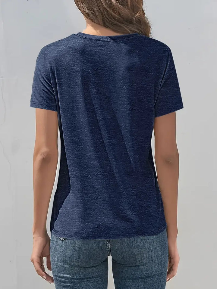 Vitaliya - Casual Short Sleeve T-Shirt